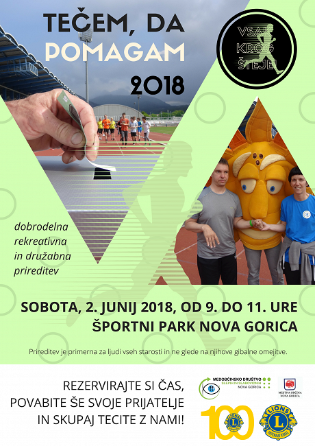 »Tečem, da pomagam« 2018